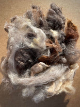 Load image into Gallery viewer, Romney Purebred wool washed fleece locks 2 lbs