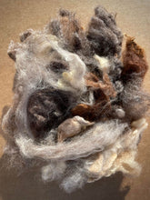 Load image into Gallery viewer, Romney Purebred wool washed fleece locks 2 lbs
